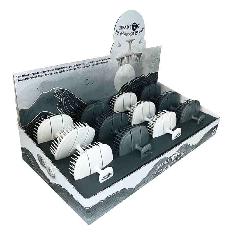 HEAD JOG BRUSH - 14 - 12pc Display