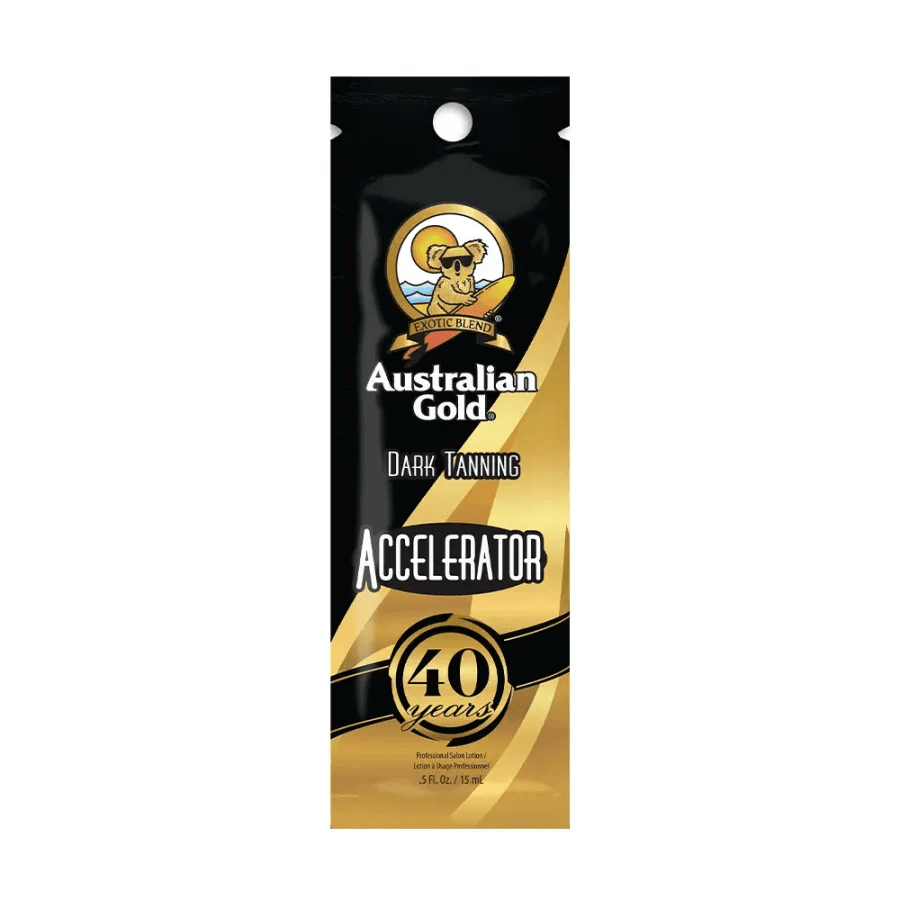 AUSTRALIAN GOLD - SACHET - Dark Tanning Accelerator - 40th Anniversary - 15ml