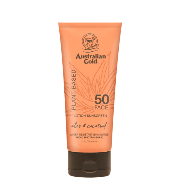 AUSTRALIAN GOLD - SUN CREAM - SPF 50 Plant Based Face Lotion - 88ml