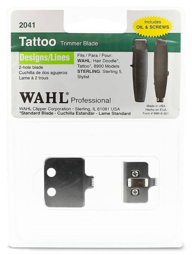 Wahl Professional Design Trimmer Blade Set 2041 For 5 Star Series Cordless Tattoo  Trimmer Includes Oil Screws and Instructions  Amazonin Beauty