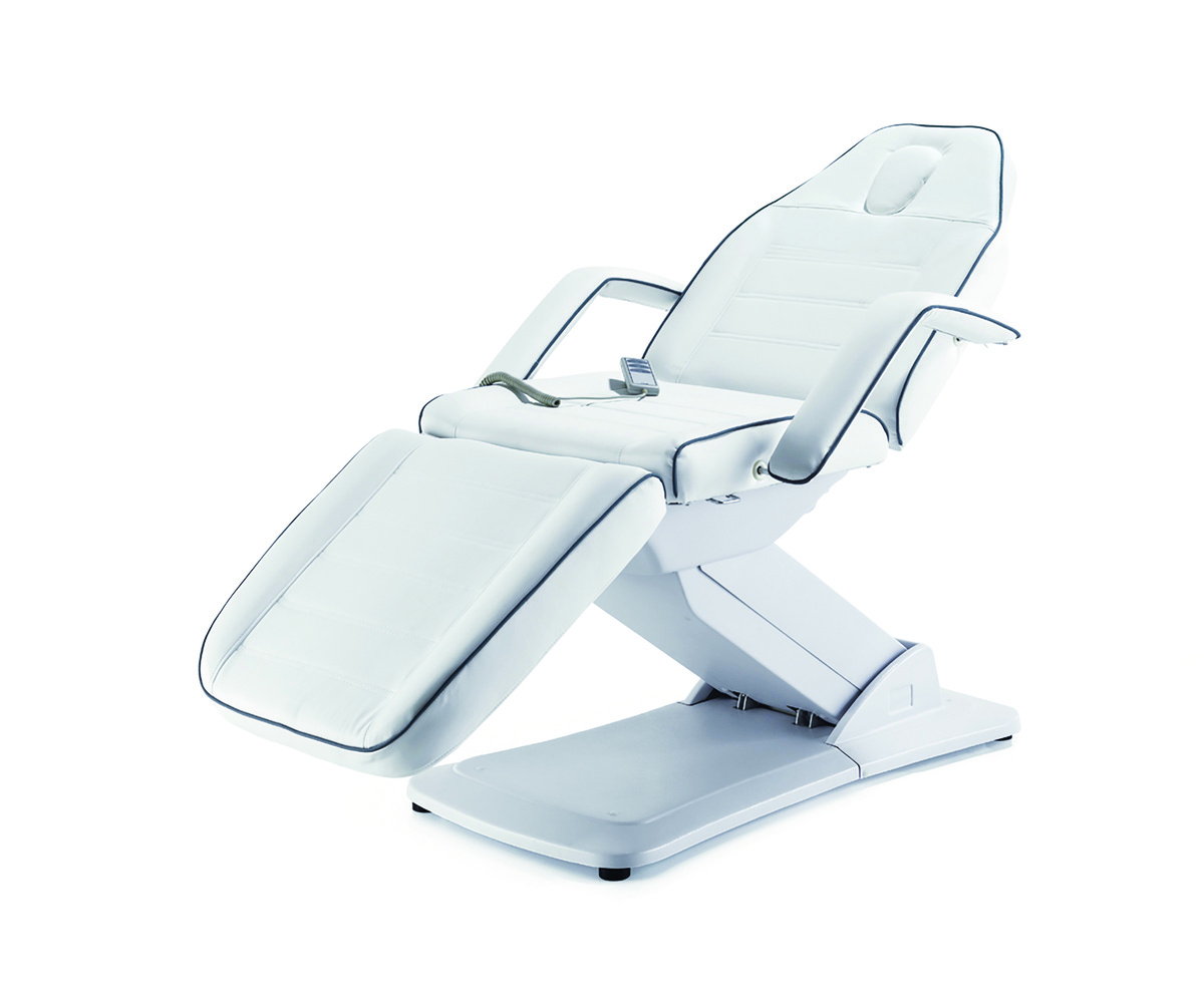 Excel 3 Motor Electric Couch White with Grey Piping ** Couches