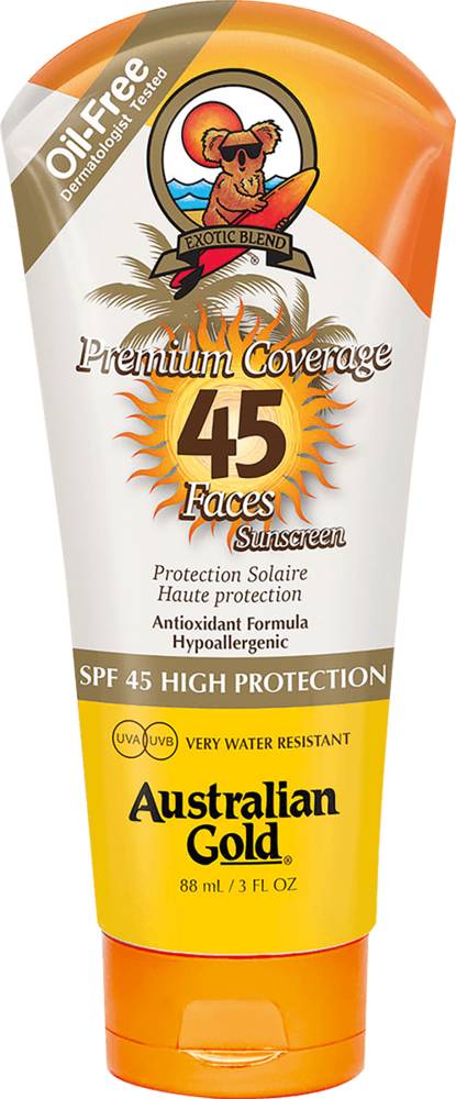 australian gold 45 face sunscreen