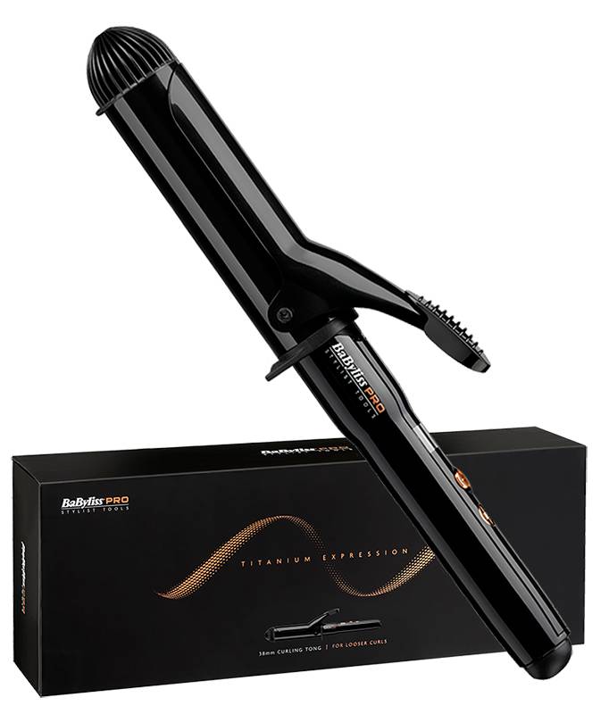 BaByliss PRO Titanium Expression Curling Tong 38mm